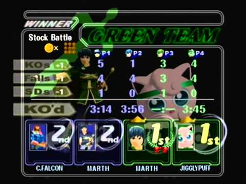 DIME 7 Doubles LS: Penguin (Falcon) & Thoraxe (Marth/Fox) vs ARC (Marth) & JF (Jigglypuff/Sheik)