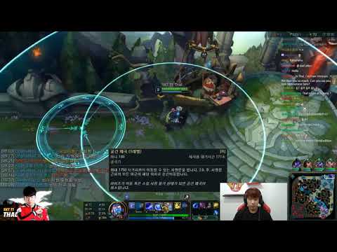 SKT Thal stream Ryze, KDA 6/4/6, Mar 23, 2018