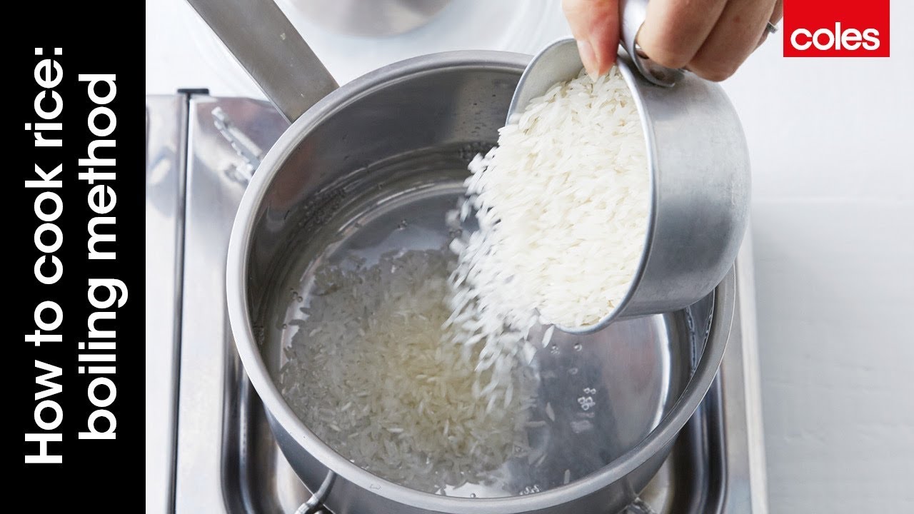 How to cook rice: boiling method