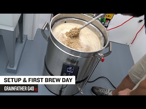 Grainfather G40 Setup and First Brew Day (Dragon's Silk Imperial Stout)
