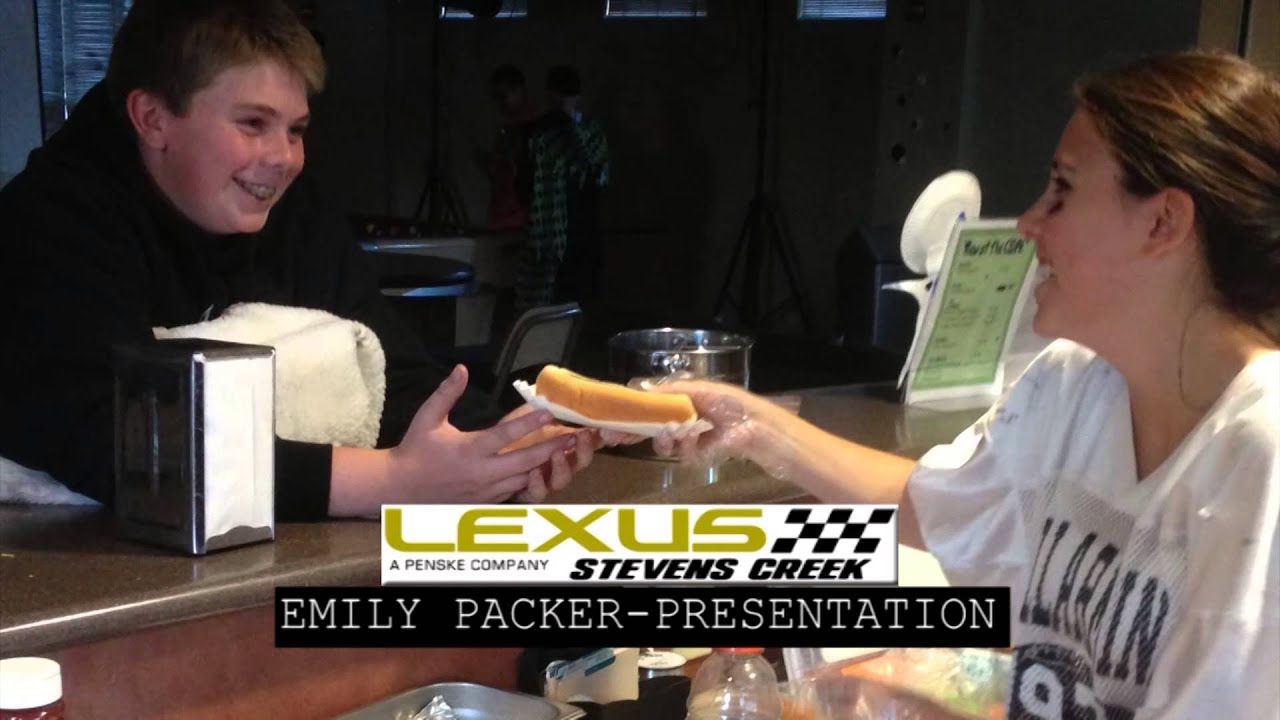 Week 13 Lexus Volunteer  Emily Packer