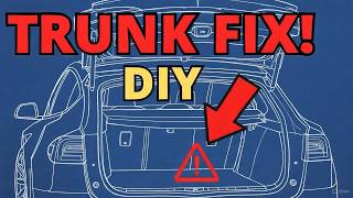 Tesla Model S Trunk Latch Failure Fix - Replace Cinch Motor & Latch (2012-2021)
