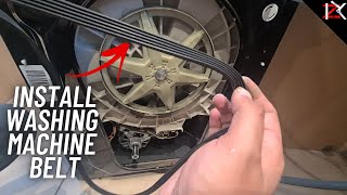 Drum Not Spinning: How to Install a Washing Machine Belt — Super Easy, Save ££, Calling Someone Out