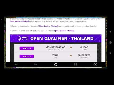 🏆[Info] SWC2023 Open Qualifier - Thailand Schedule Notice🏆 - Summoners War