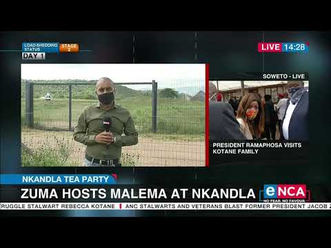 Nkandla Tea Party Zuma hosts Malema at Nkandla