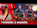 You Re Not Seeing Double It S TWINS On The Voice Top 10