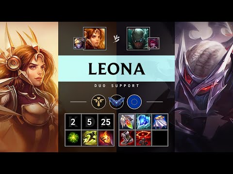 Leona Support vs Pyke - EUW Diamond Patch 25.18