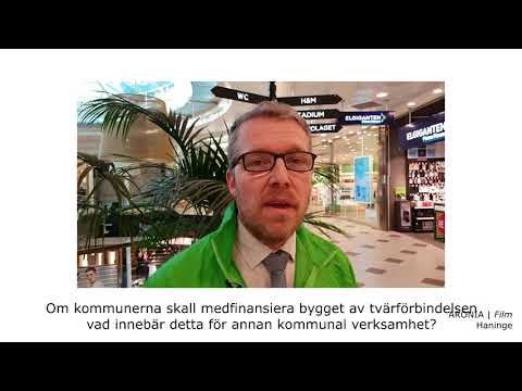 18 Om kommunerna skall medfinansiera bygget av tvärförbindelsen