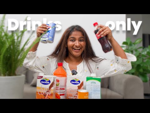 කෑම නැතුව පැය 48ක් 🫤 (Drinks only challenge 🧋)