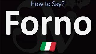 Download lagu How to Pronounce Forno? (Italian Food) mp3