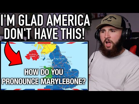 How to Pronounce UK Place Names! - AMERICAN Reacts *IMPOSSIBLE*
