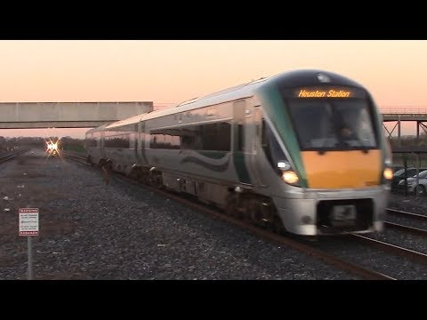 Irish Rail 22000 Class Intercity Trains x 2 - Adamstown Station, Dublin