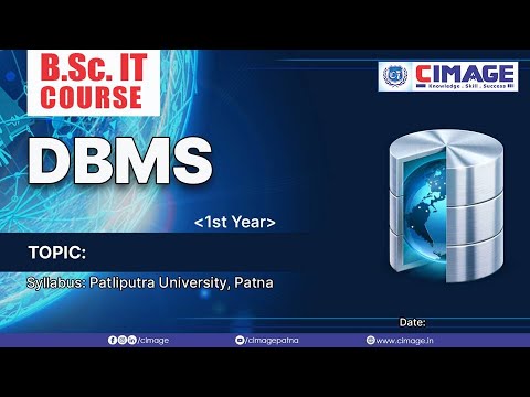 DBMS : University Question Discussion, B Sc IT PPU 1st Year