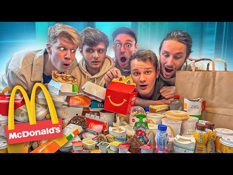 Wij kochten ALLES van de MC DONALD'S en maakten een TIERLIJST