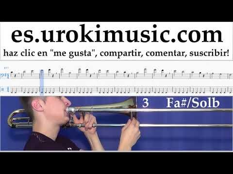 Como Tocar Trombón The Pink Panther - Theme Song Tablatura Parte#1 ejercicios um-i927