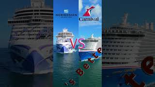 NCL VS CARNIVAL | WHO WINS?  #cruiseship #cruise