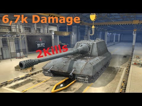 Wot Blitz - Jg.Pz. E100 - 2Kills 6,7k Damage