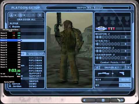 Tom Clancy's Ghost Recon SPEEDRUN 54m30s [WR]
