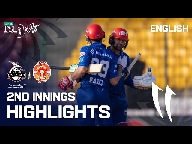 2nd Innings Highlights | Lahore Qalandar vs Islamabad United | English | M 16 | HBL PSL 11 | MZB1K 2nd Innings Highlights | Lahore Qalandar vs Islamabad United | English | M 16 | HBL PSL 11 | MZB1K