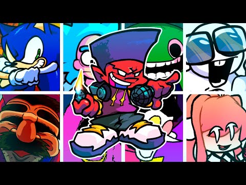 2HOT but Every Turn a Different Character Sings🎙 (FNF 2hot but Everyone Sings It)