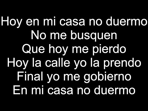 Amenazzy x Rochy RD x Blakk x Nino Freestyle - Hoy No Duermo (Letra/Lyrics)