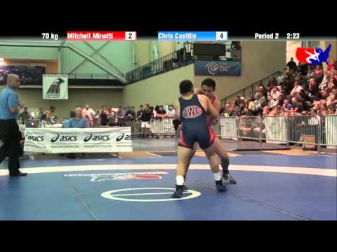 Mitchell Minotti vs. Chris Castillo at 2013 ASICS University Nationals - FS
