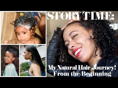 STORYTIME: My Natural Hair Journey from the Beginning {PICTURES!} Video