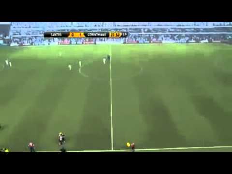 Gol  Sheik   Santos 0 x 1 Corinthians   Copa Libertadores