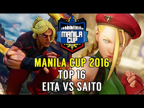 Street Fighter V Tournament: Manila Cup 2016 Top 16 - HM Eita (Ken) v Saito (Cammy)