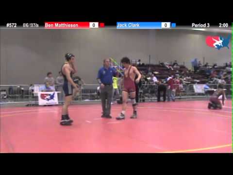 FILAJRFS: 63 KG / 138.75 lbs: Ben Matthiesen (C. Michigan) vs. Jack Clark (Raw 241)