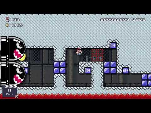 Super Mario Maker 2 – Level 68: Banzai Bill Chase Scene - Walkthrough
