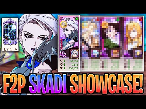 New F2P Friendly FROSTBANE GIANT SKADI Showcase & Summons! | Seven Deadly Sins: Grand Cross