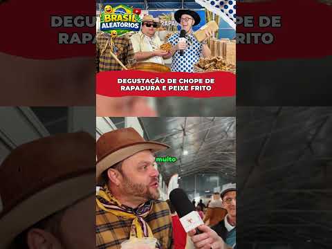 Degustação de chope de rapadura e peixe frito #indavirus #LoliGebien #lauroantigo #videosengracados