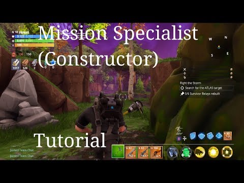 Mission Specialist (Constructor) Tutorial Guide | Fortnite STW Daily Quests Tutorials