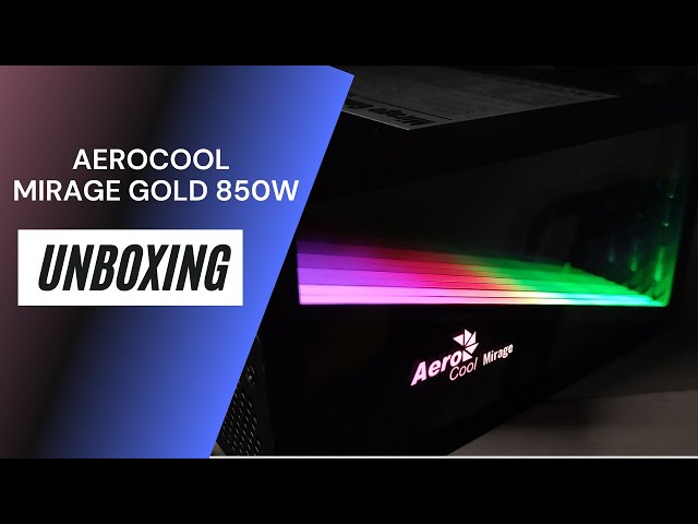 Vídeo relacionado con Aerocool MIRAGEGOLD 650W Fuente de Alimentación PC Modular RGB 80 Plus Gold, Condensadores Japoneses