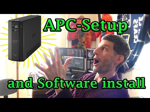 APC ups backup setup and install software safely shutdown computer