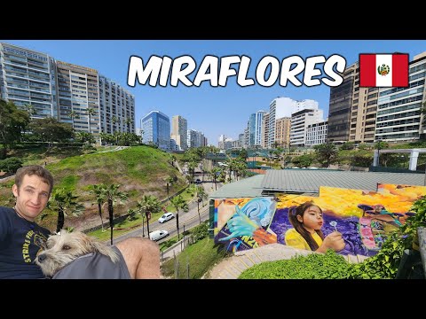 Walking Tour of Miraflores | Ocean Views + Beaches + Surfing | Lima, Peru 🇵🇪