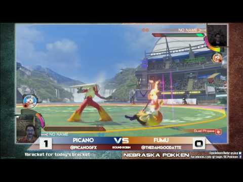 5 Picano (Braixen) vs Fumu (Blaziken) - Pokken at Underground - 7/25/17