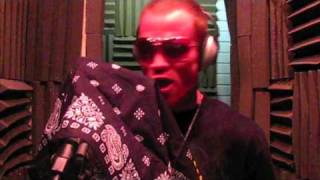 J Graves Freestyling in the studio