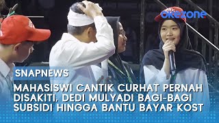 Download lagu Mahasiswi Cantik Curhat Pernah Disakiti, Dedi Mulyadi Bagi-bagi Subsidi hingga Bantu Bayar Kost mp3
