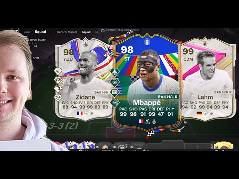 My Best Fifa/FC Squad Ever! With 98 MBAPPE!