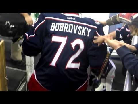 Columbus Blue Jackets Tunnel Entrance vs. Montreal Canadiens 11/15/2013