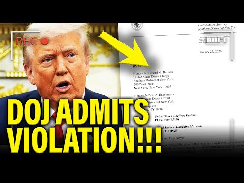 Trump DOJ Makes INCRIMINATING ADMISSION on EPSTEIN FILES