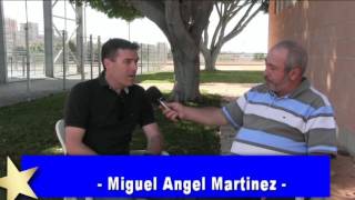 Entrevista al entrenador del Villajoyosa C.F., Miguel Ángel Martínez