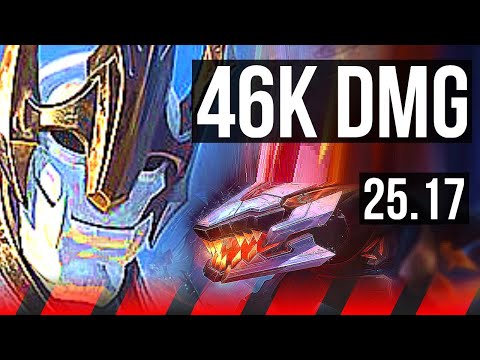 GALIO vs RENEKTON (TOP) | 46k DMG, 600+ games | EUNE Grandmaster | 25.17