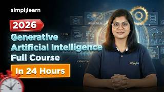 Generative Artificial Intelligence Full Course 2026 | Gen AI Tutorial For Beginners | Simplilearn