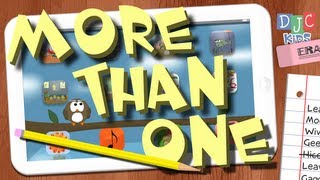 Fun Learning Song for Kids - More than One