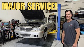 I Overhaul The ENTIRE Front Suspension On My Jaguar XJ !