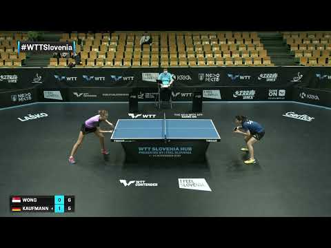 Wong Xin Ru vs Annett  Kaufmann | WTT Contender Laško 2021 | WS | R32