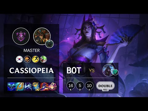 Cassiopeia Bot vs Aphelios - KR Master Patch 11.24